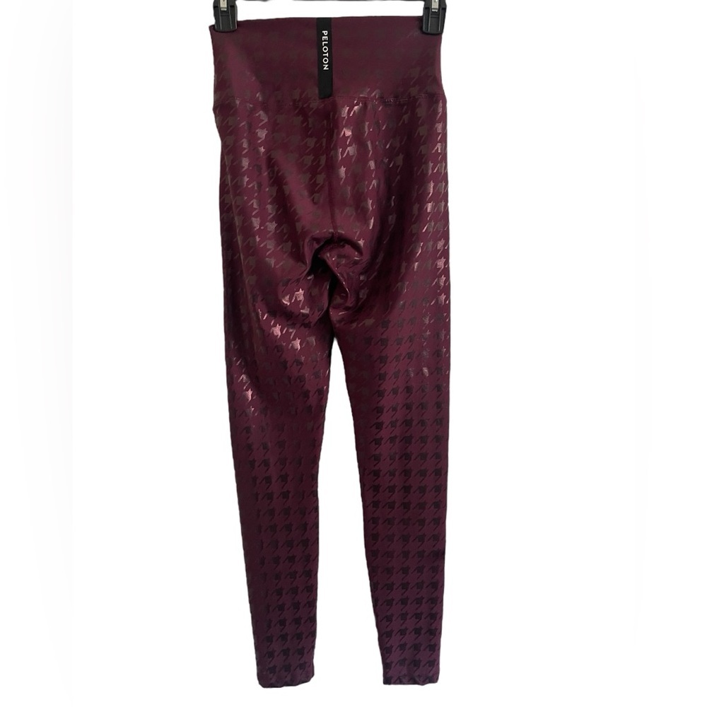 Peloton Show-Up Houndstooth Leggings Size Medium - Picture 3 of 12